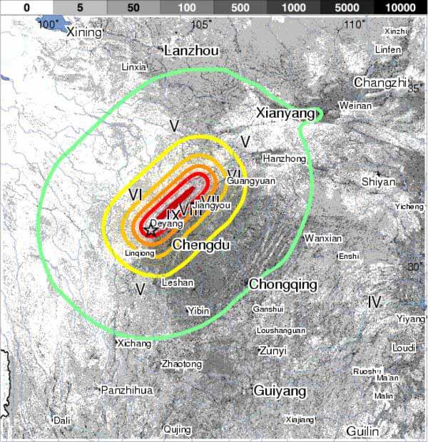  Intensity Contour Map. 